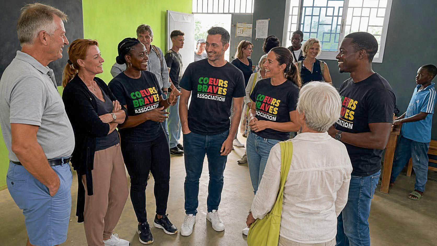 La communauté Cœurs Braves réunie